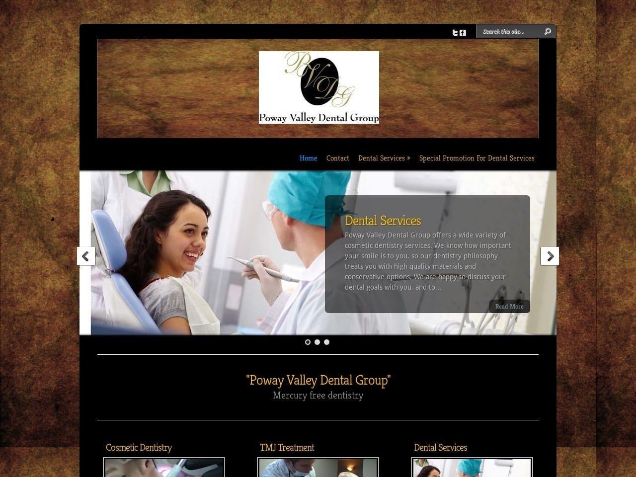 Poway Valley Dental Group screenshot
