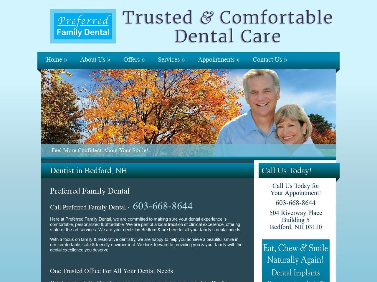 Preferred Family Dental screenshot