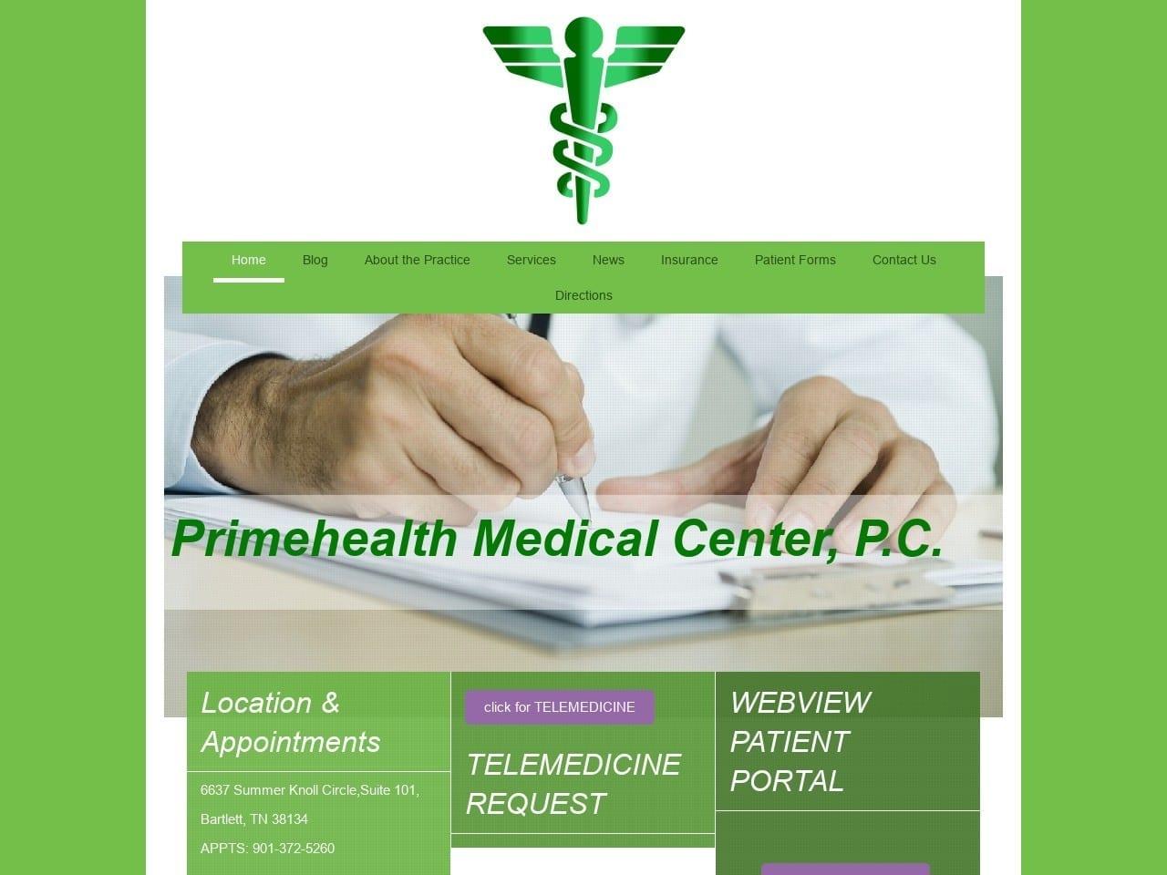 Primehealth Medical Center screenshot
