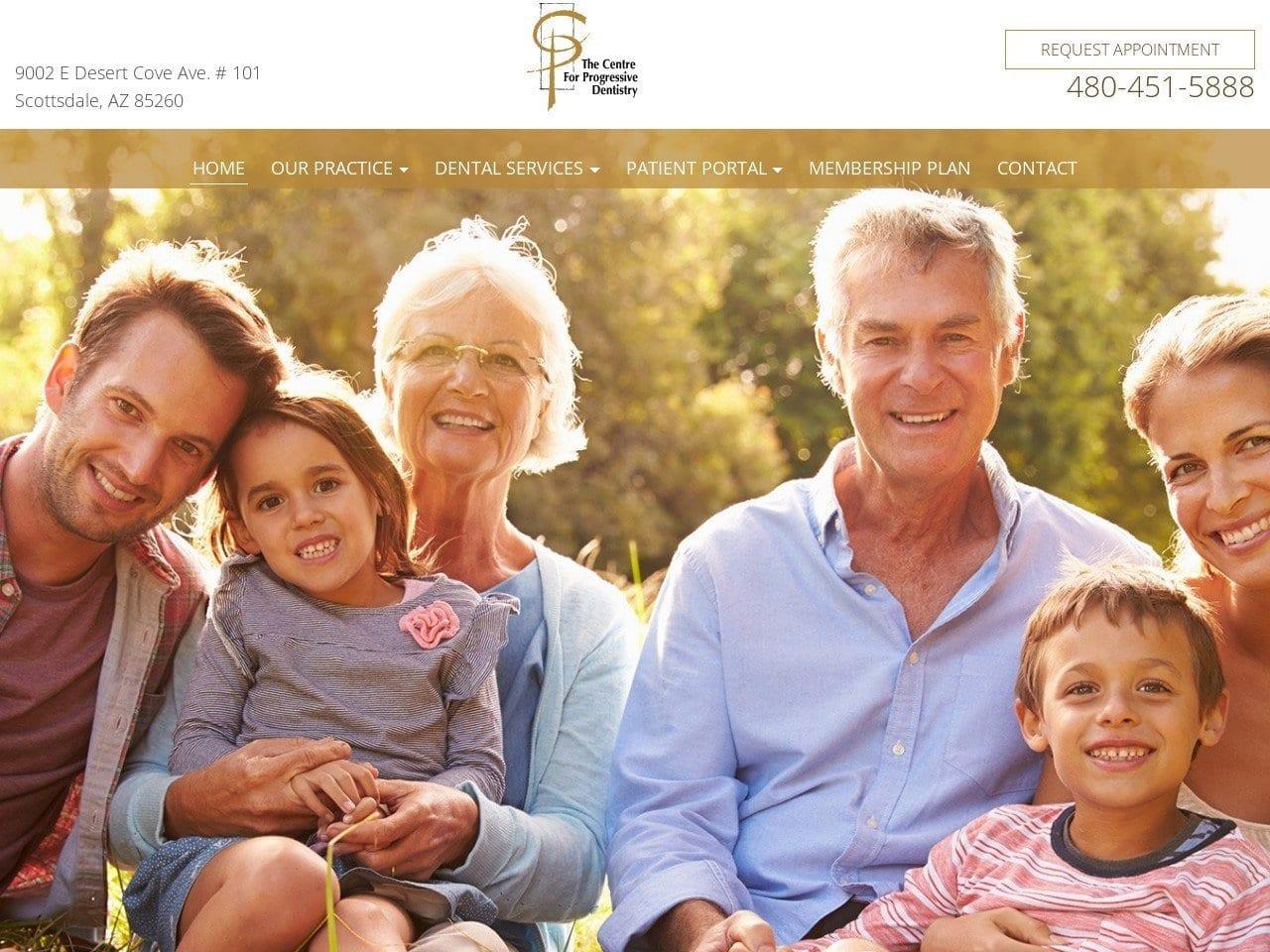 The Centre For Progressive Dentist screenshot