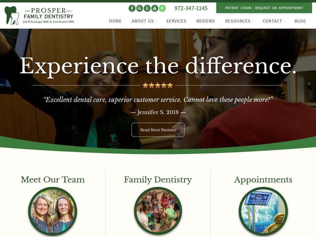Prosper Family Dentist screenshot