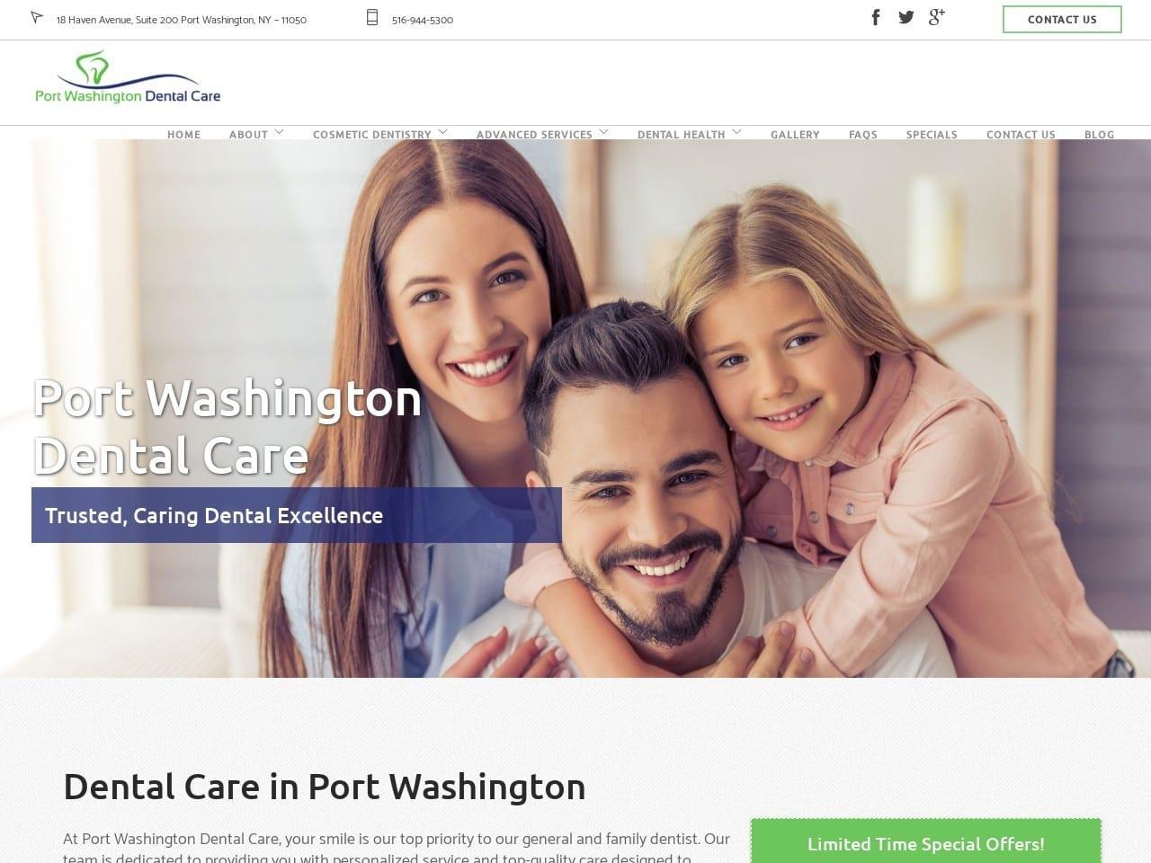 Port Washington Dental Care screenshot