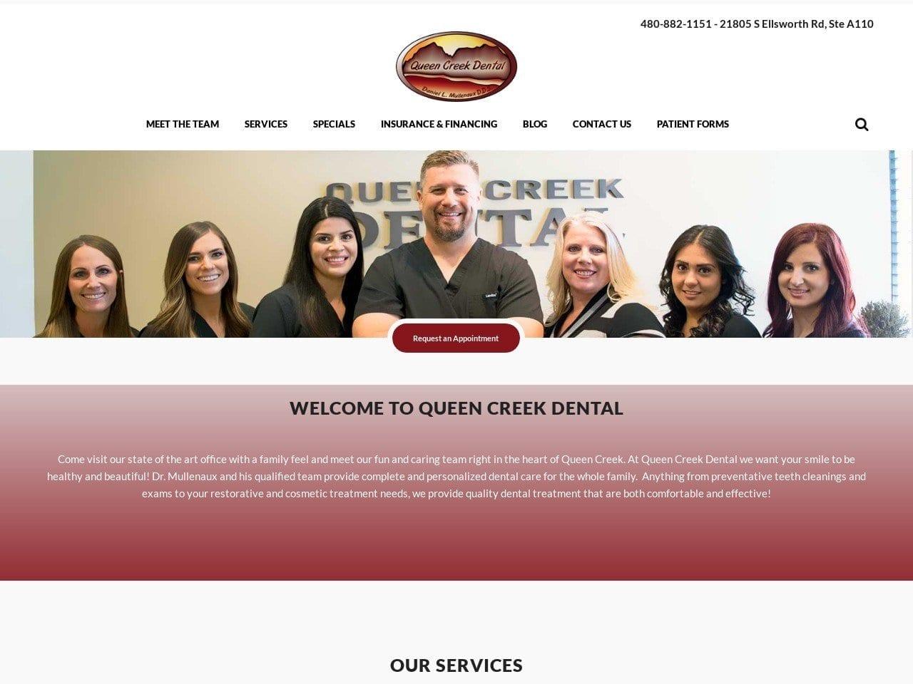Queen Creek Dental screenshot