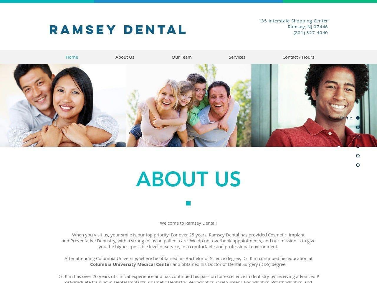 Ramsey Dental Kim Daniel DDS screenshot