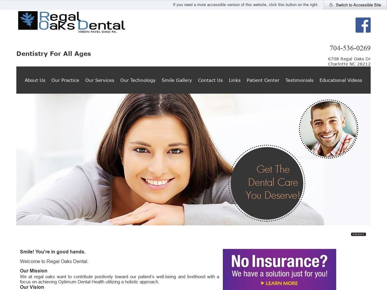 Regal Oaks Dental Office screenshot