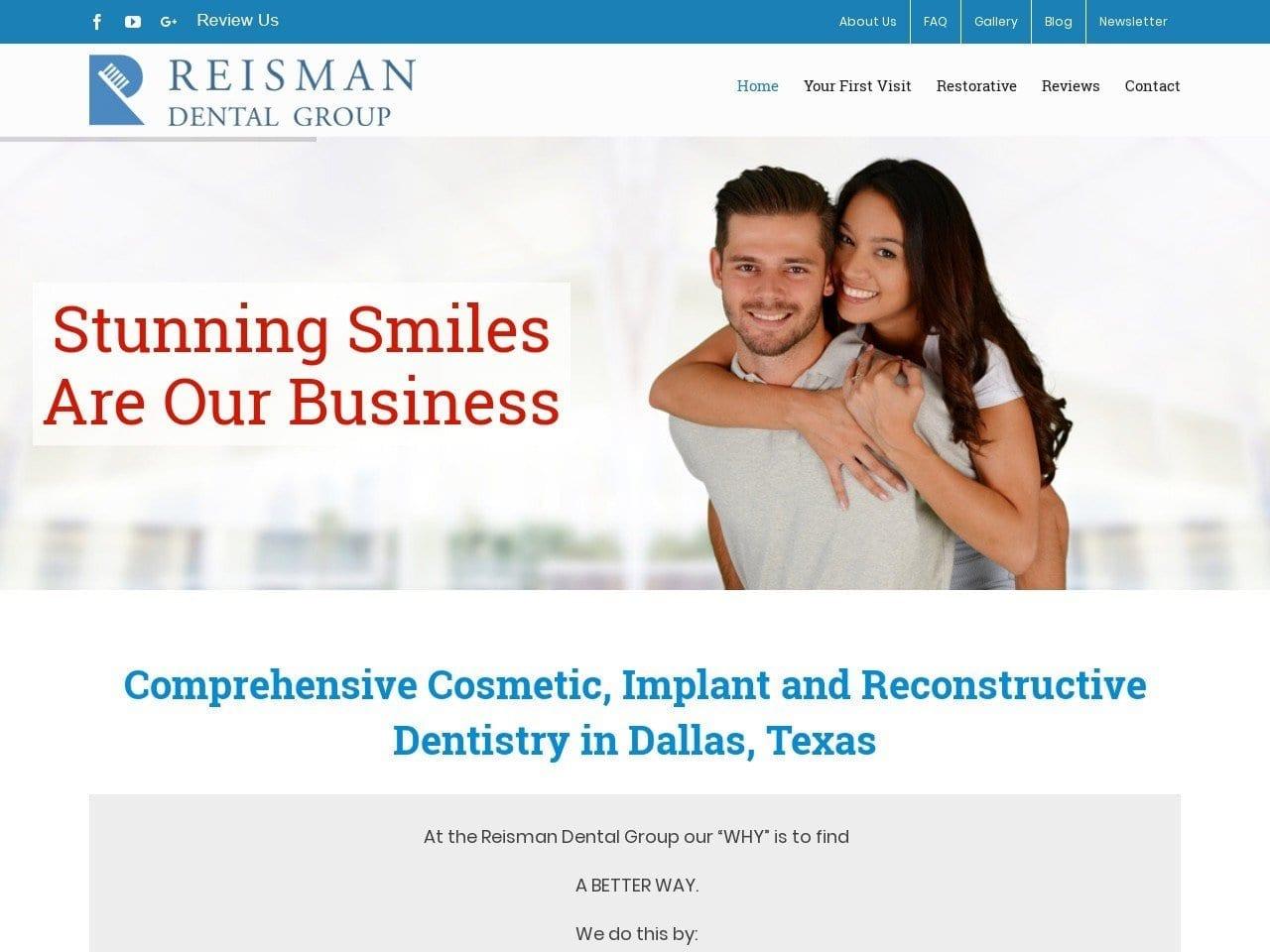 Reisman Dental Group screenshot