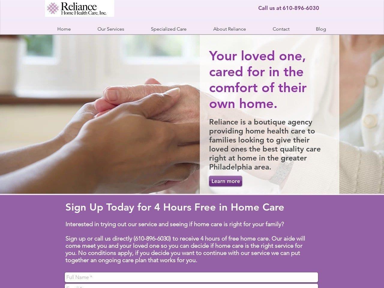 Reliance Home Health screenshot