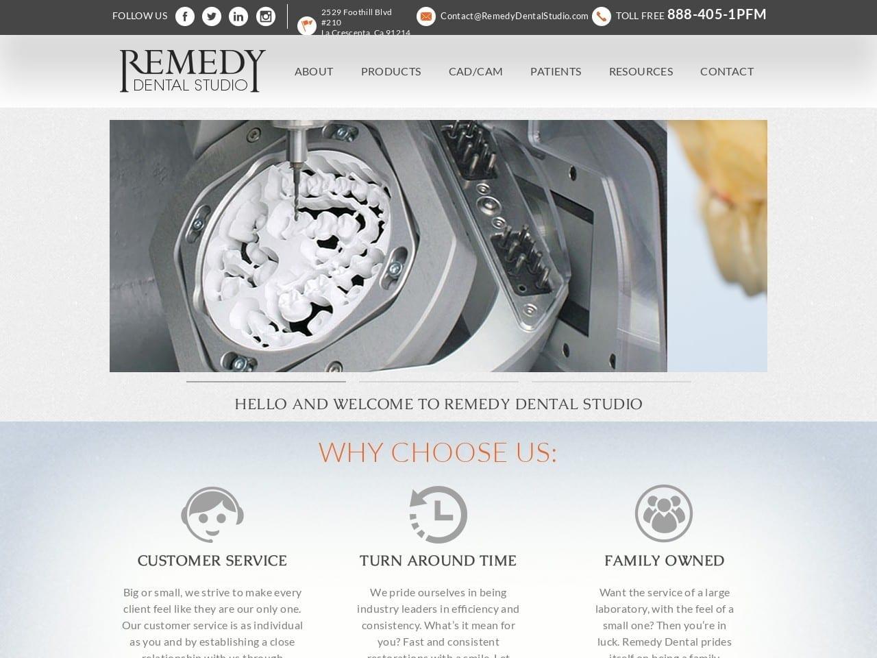 Remedy Dental Laboratory screenshot