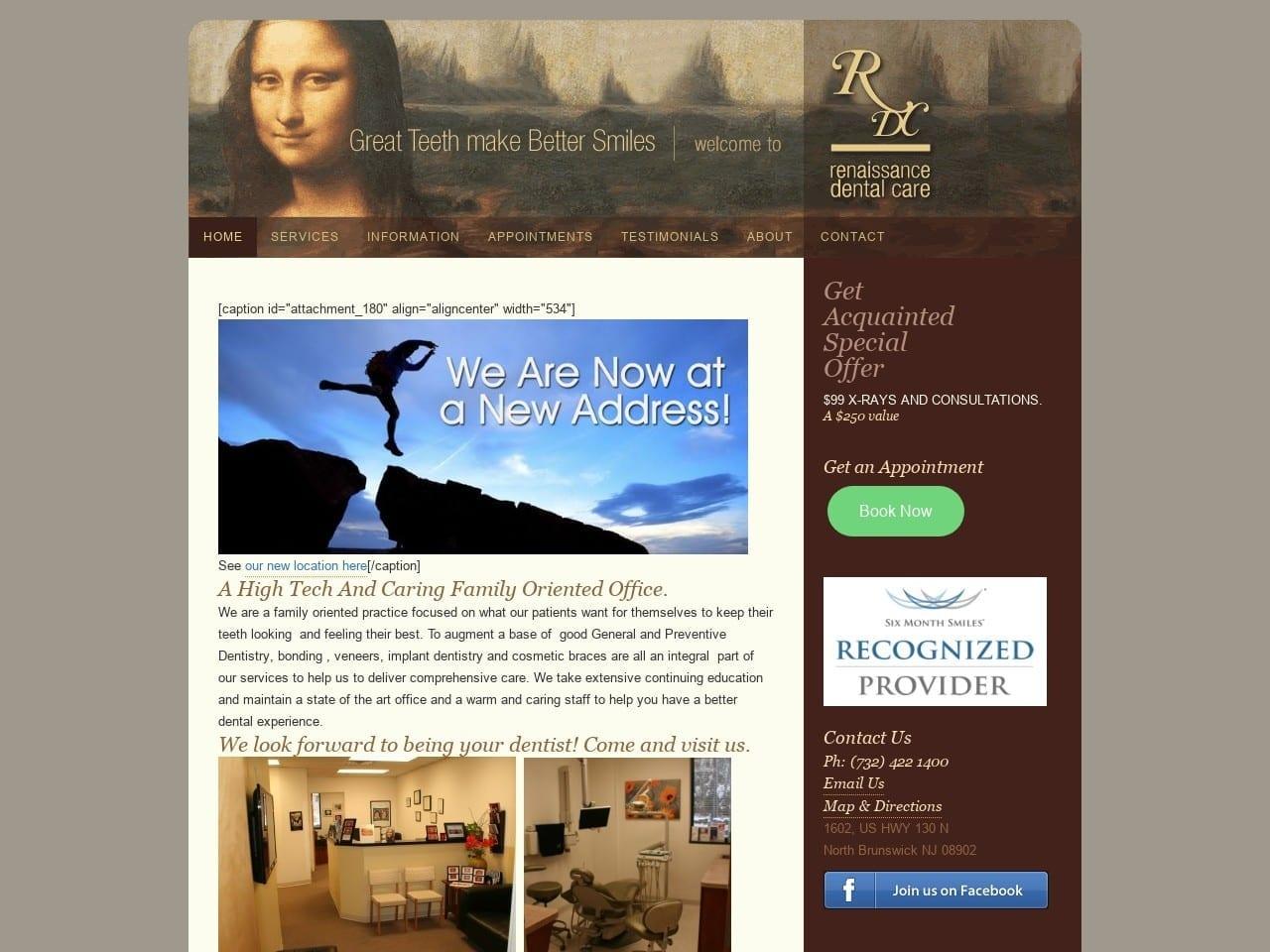 Madhavi Kaluskar DDS Renaissance Dental Care screenshot