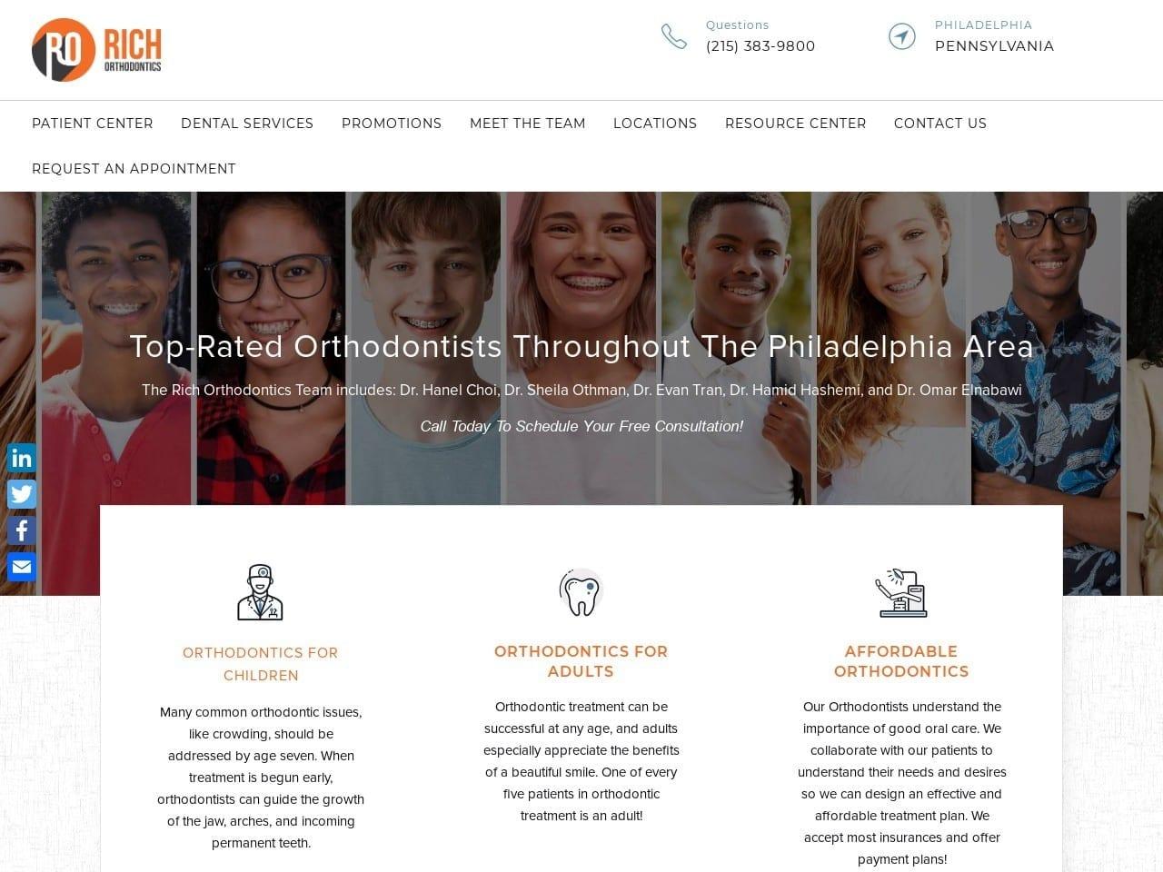 Rich Family Orthodontics screenshot