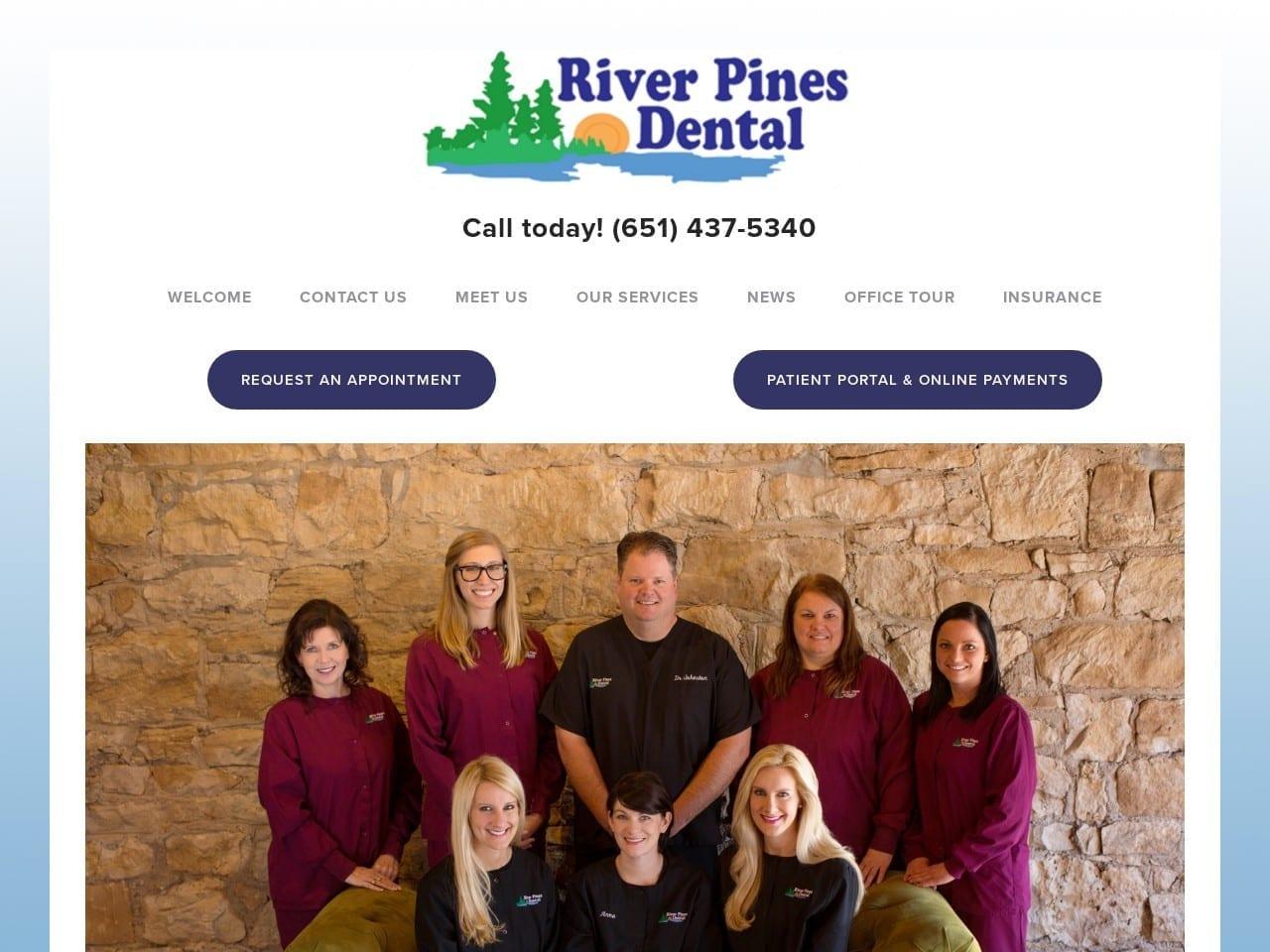River Pines Dental Johnston P Christoph DDS screenshot