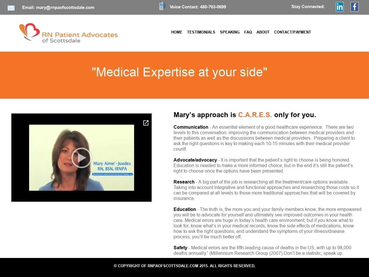 RN Patient Advocates of Scottsdale PLLC screenshot