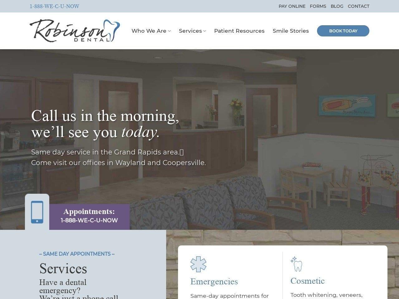 Robinson Dental screenshot