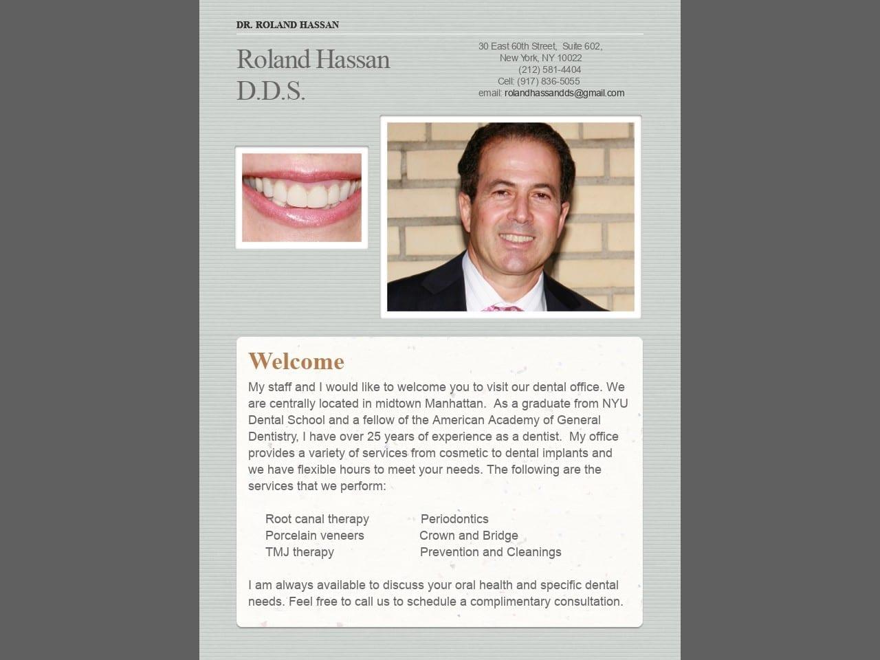 Hassan Roland DDS screenshot