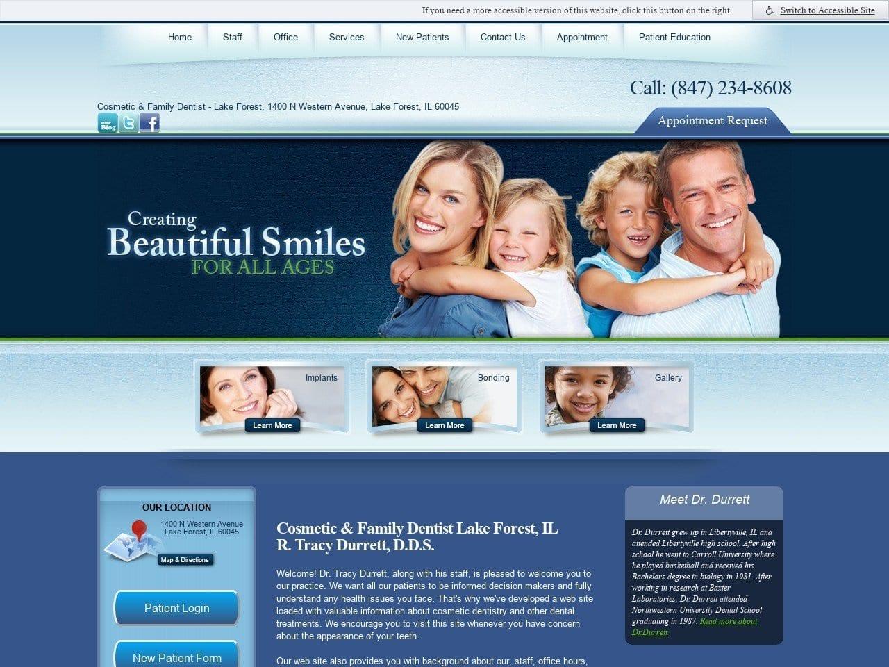 Durrett R Tracy DDS screenshot