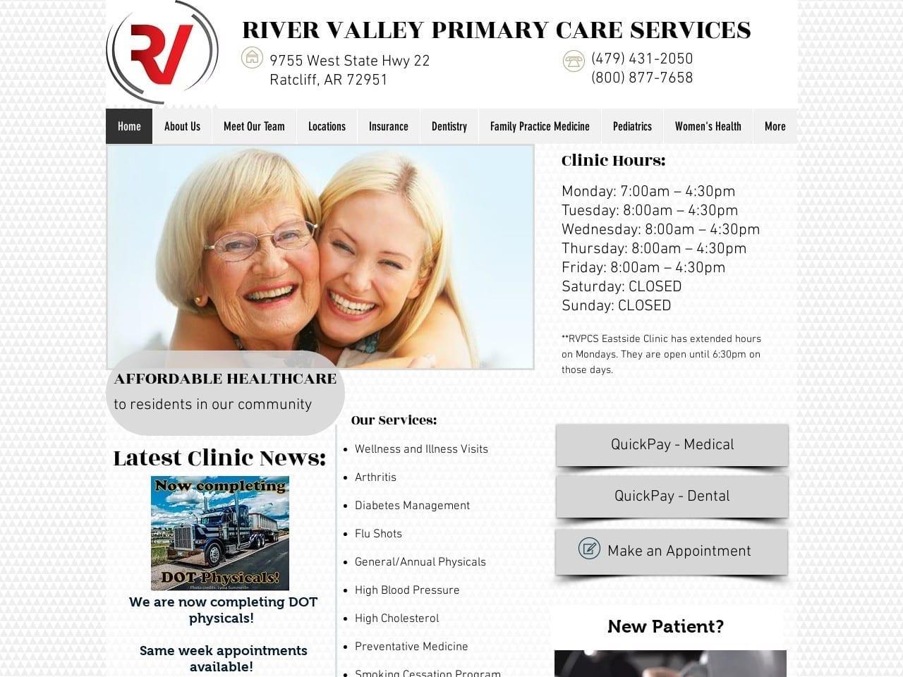Mountainburg Family Clinic screenshot