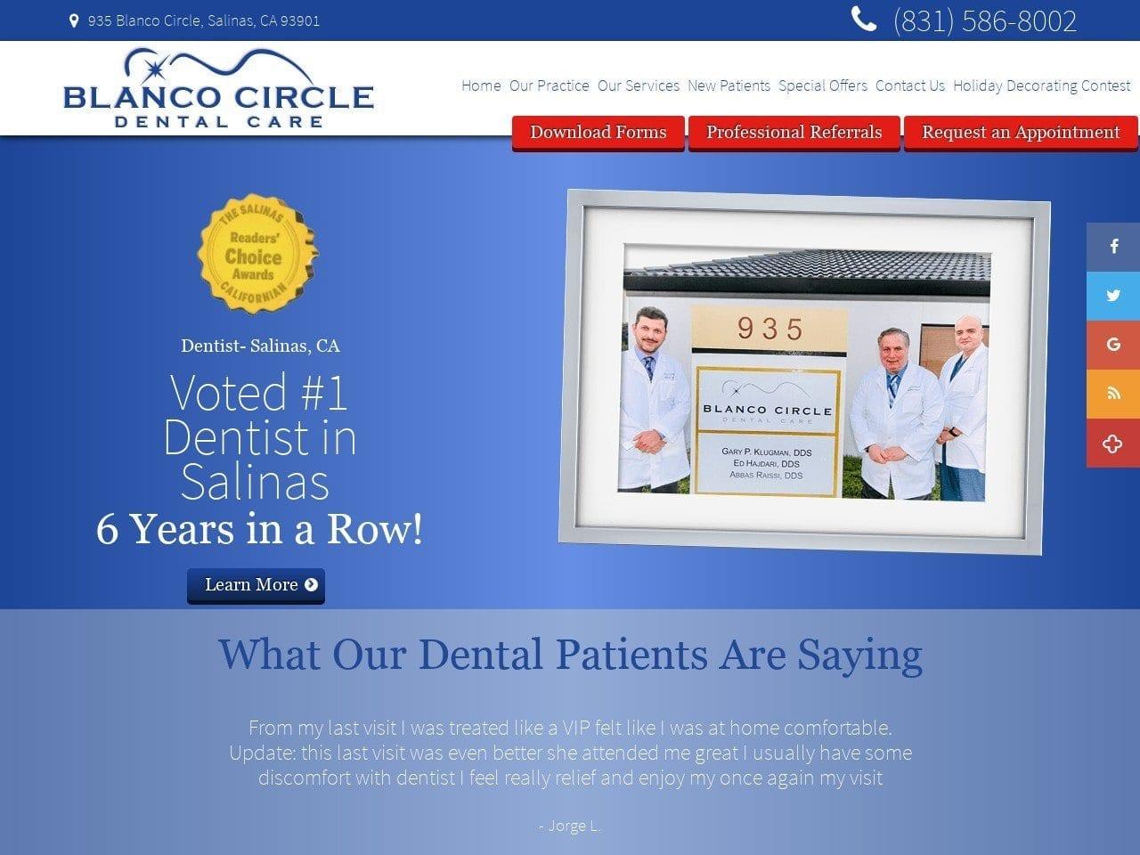 Blanco Circle Dental Care Klugman Gary P DDS