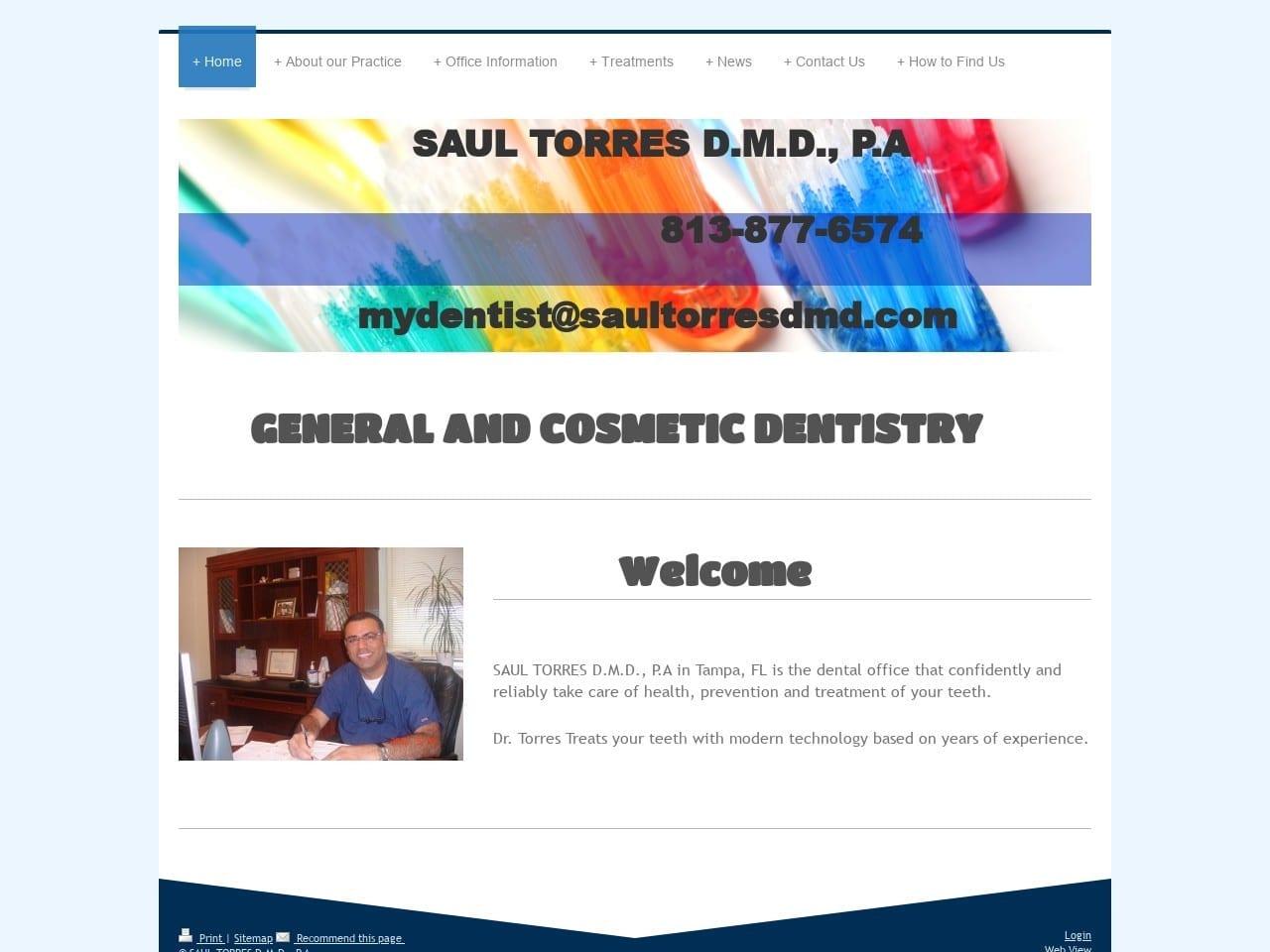 Torres Saul DDS screenshot