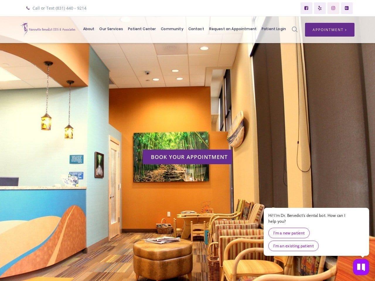 Nannette Benedict DDS & Associates screenshot