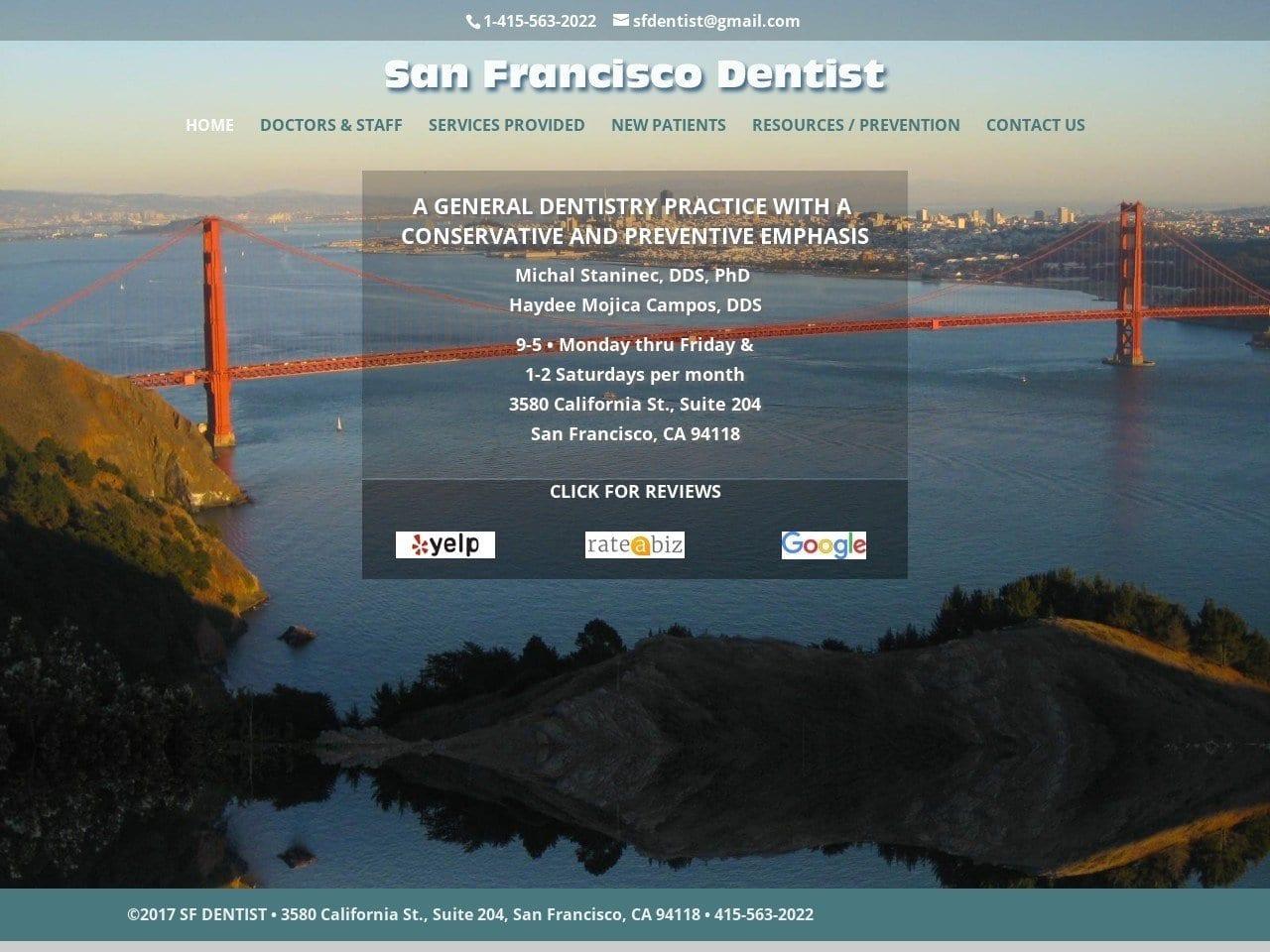 Staninec Michal DDS PhD screenshot