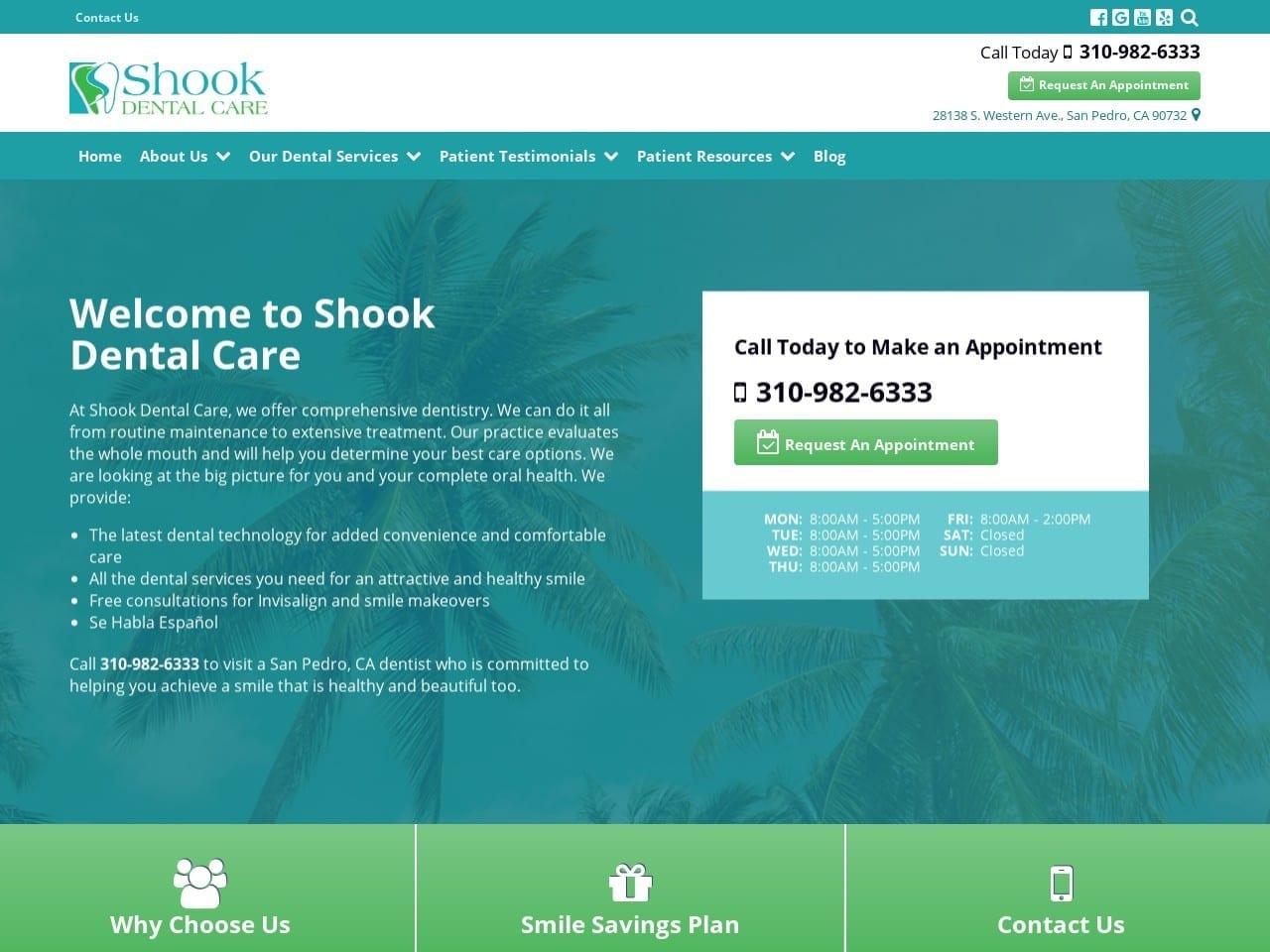 Shook Dental Care screenshot