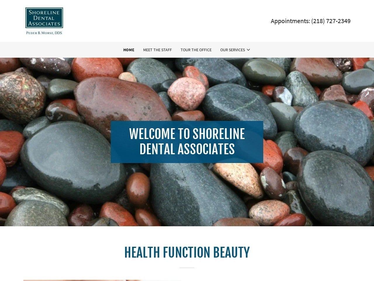 Shoreline Dental Associates Morse Peder B DDS screenshot