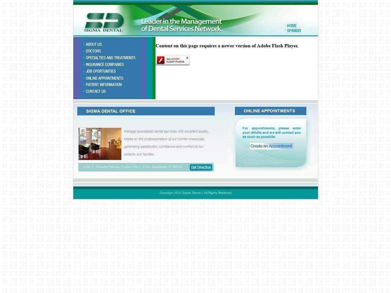 Sigma Dental screenshot