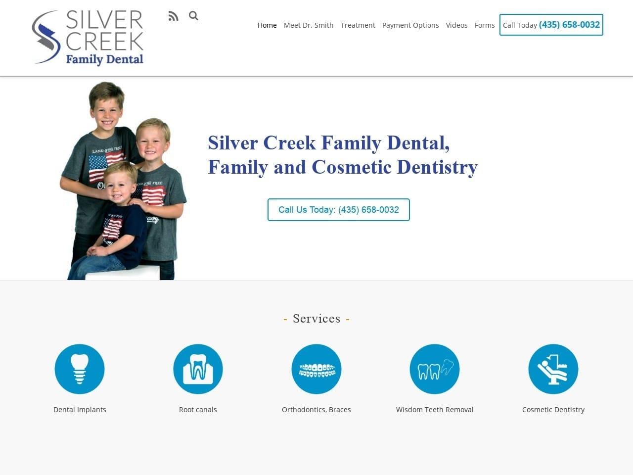 Silver Creek Family Dental screenshot