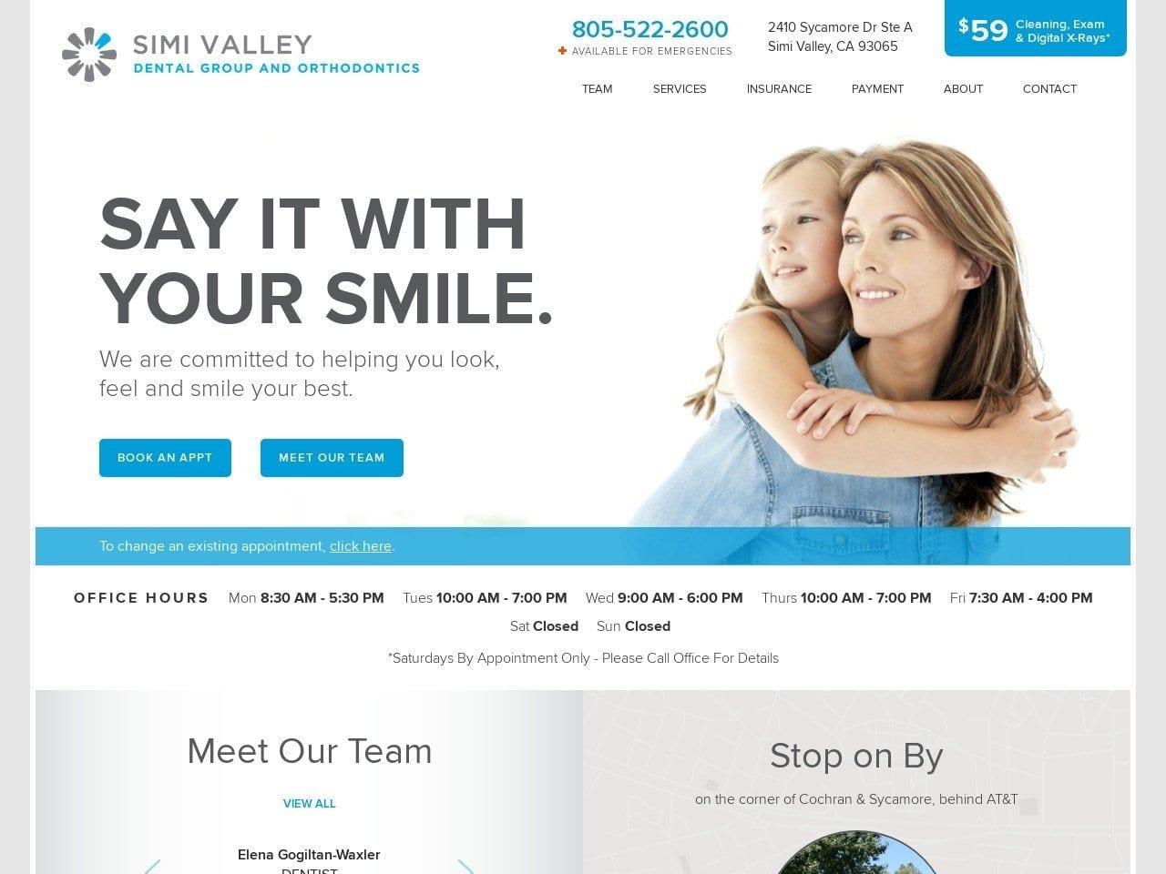 Simi Valley Dental Group Rodgers Charles DDS screenshot
