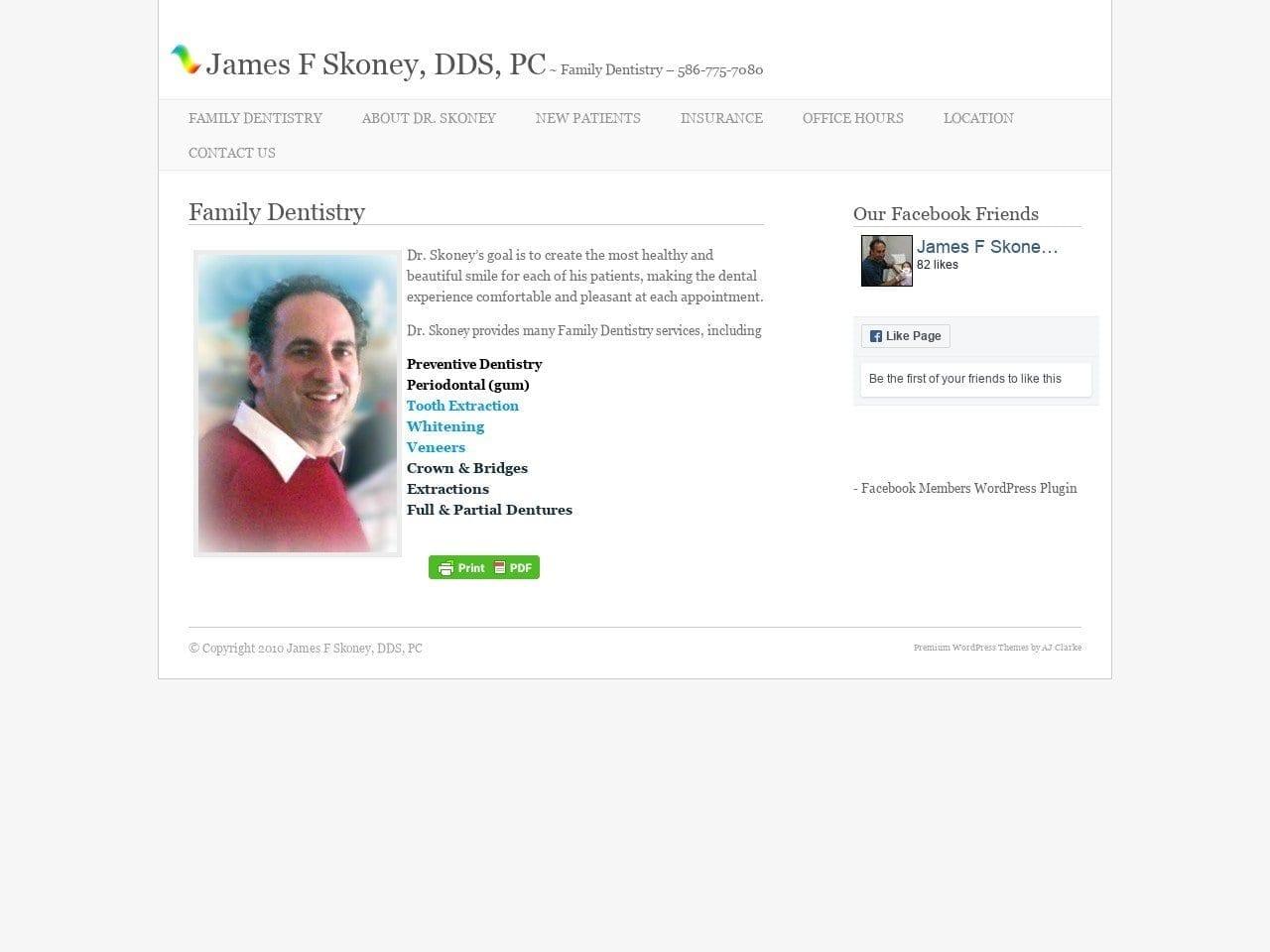 Skoney James F DDS