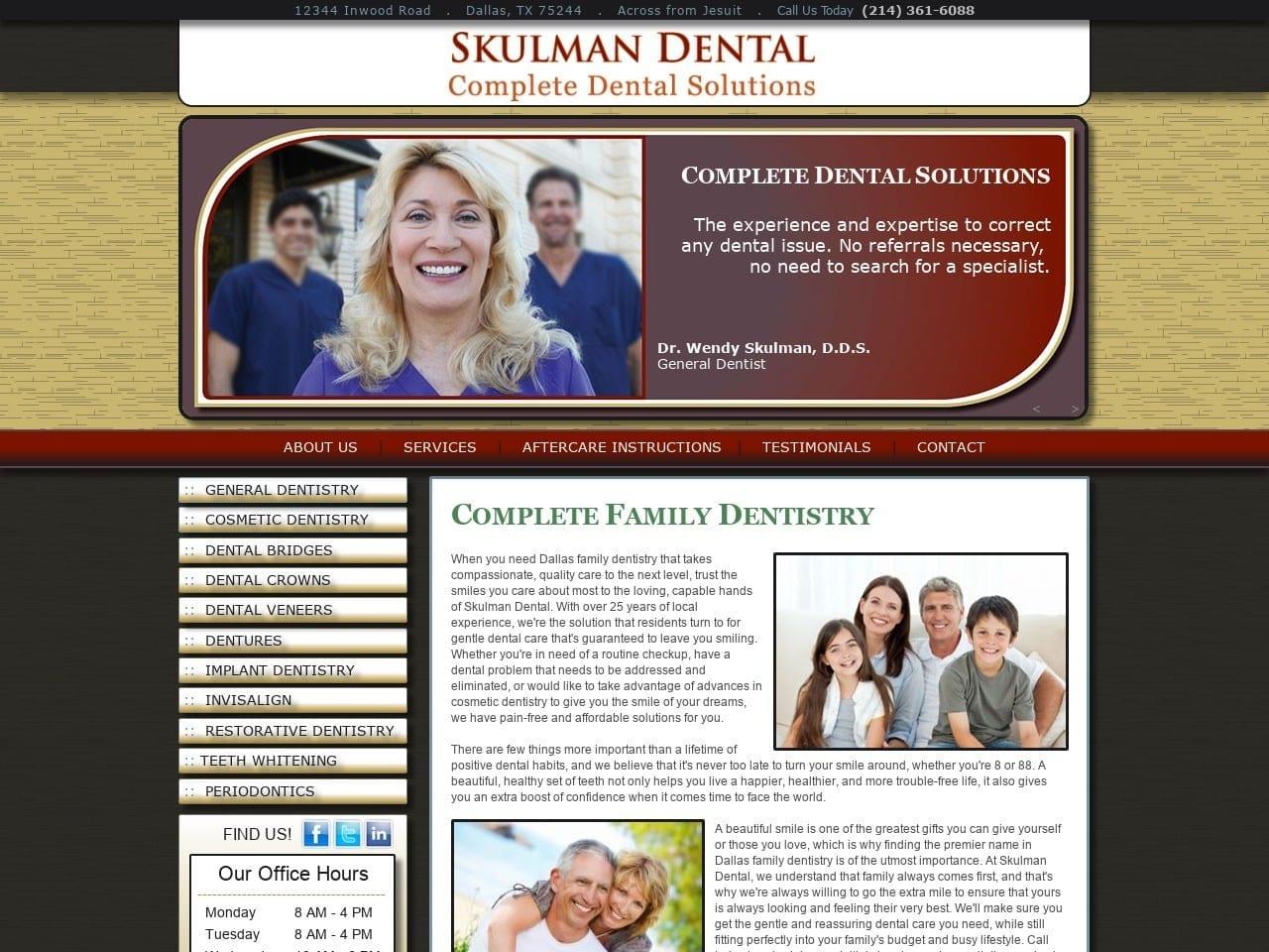 Skulman Dental screenshot