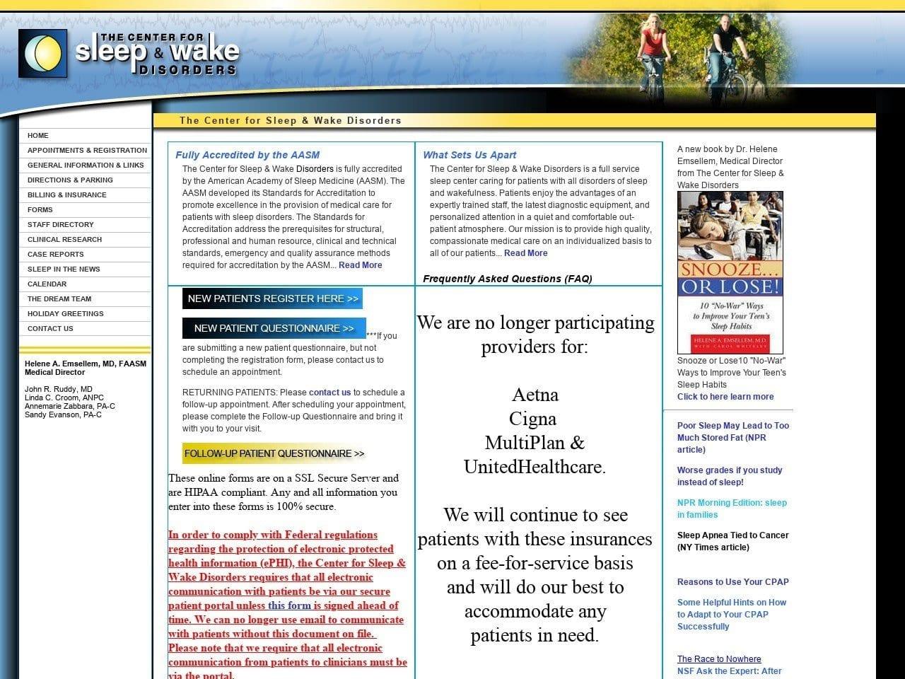 The Center For Sleep Dentist screenshot