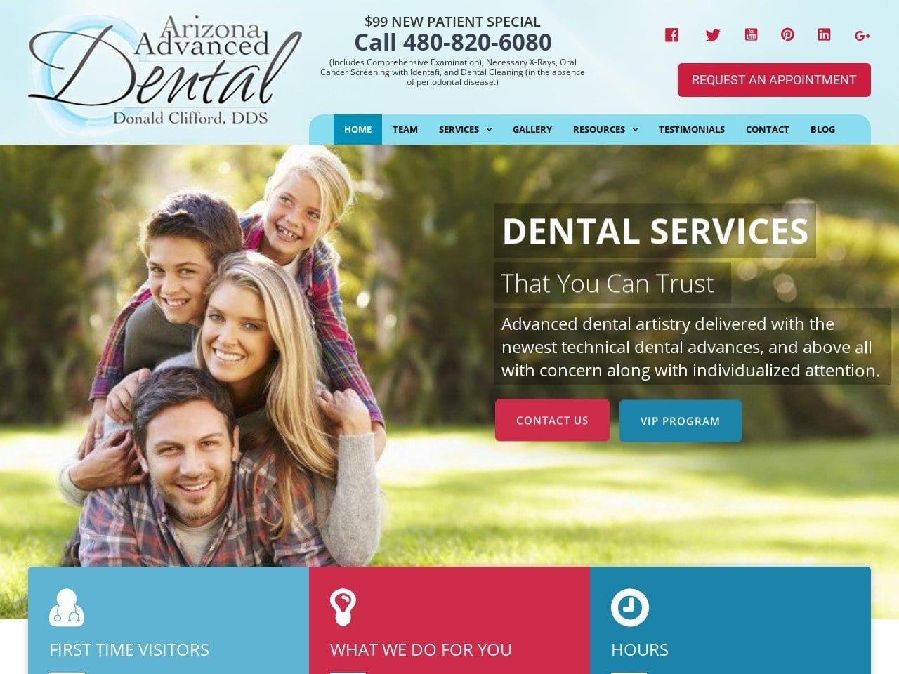 Arizona Advanced Dental screenshot