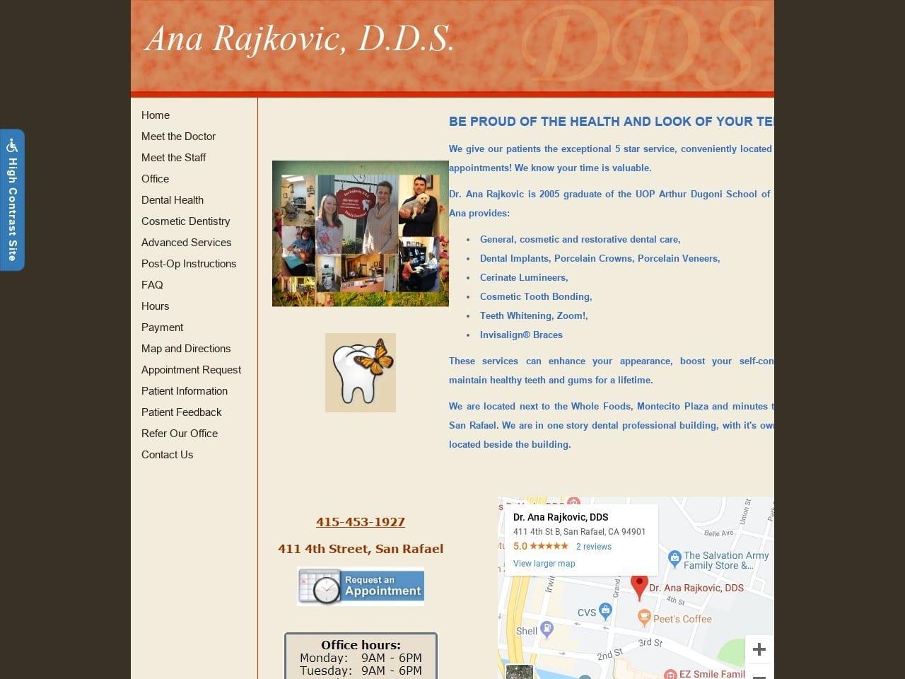 Pamela B. Covin DDS screenshot