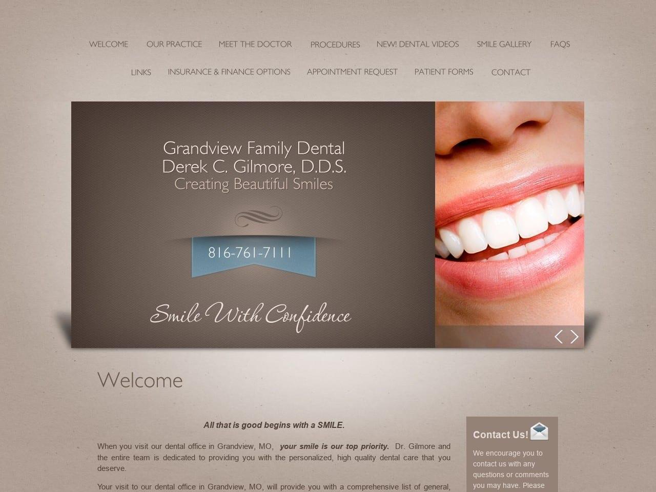 Dr. Derek C. Gilmore DDS screenshot