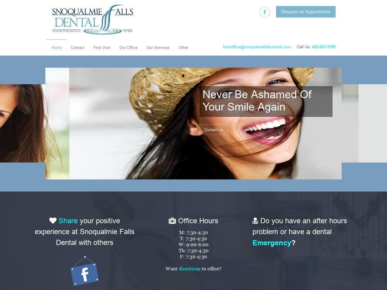 Snoqualmie Falls Dental screenshot