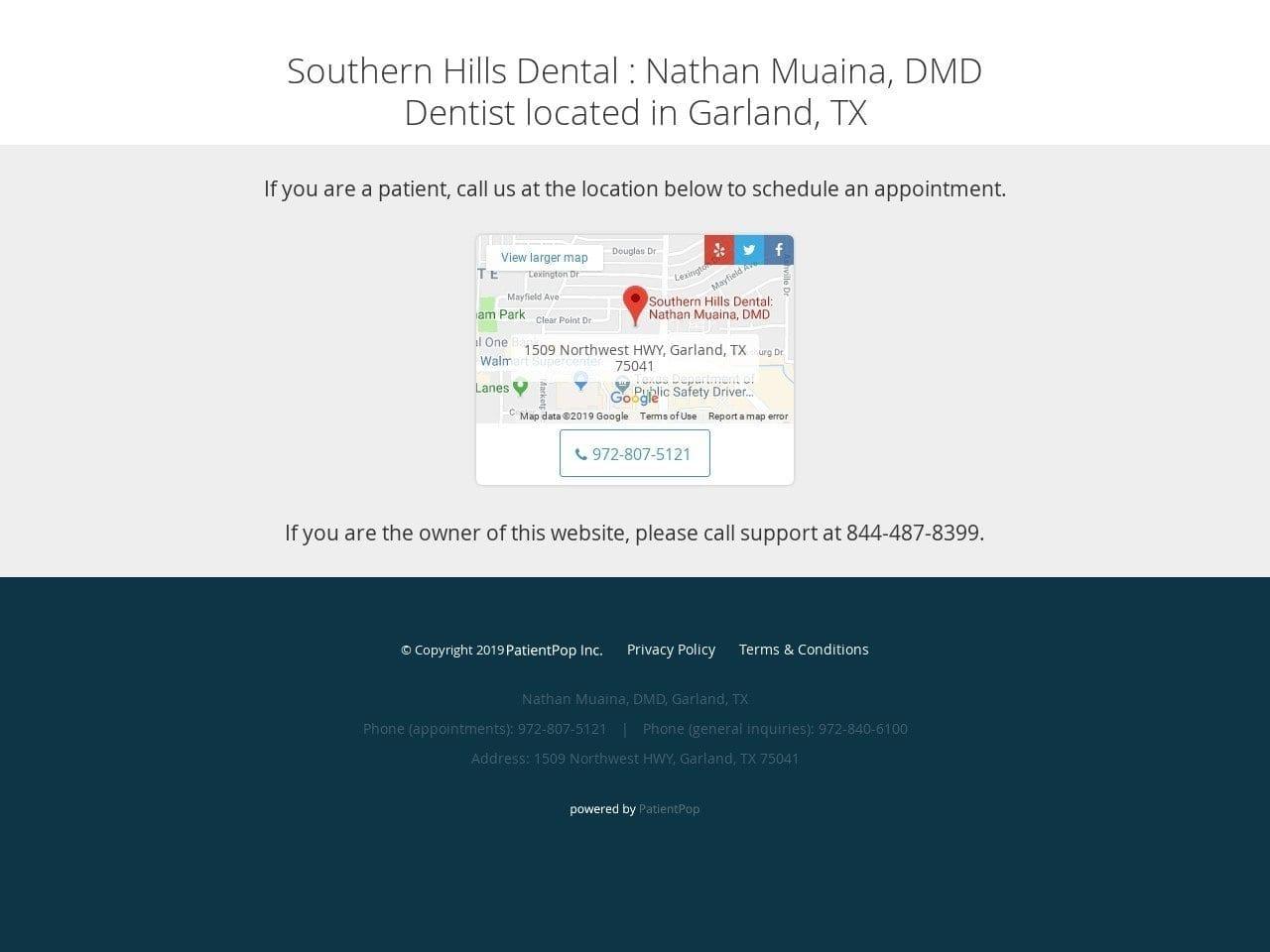 Southern Hills Dental Dr. Nathan K. Muaina