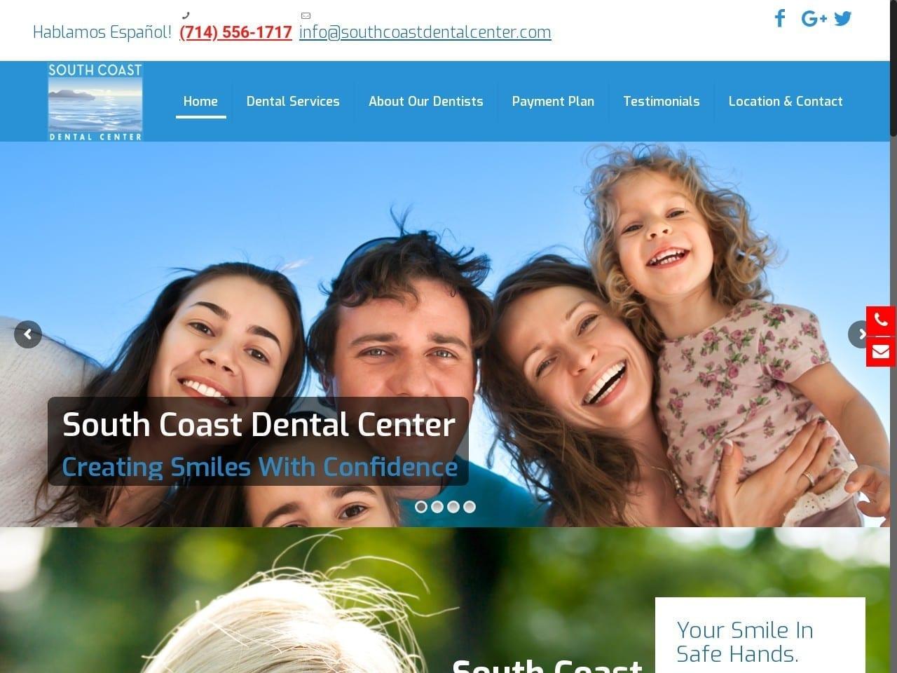 Southcoast Dental Center screenshot