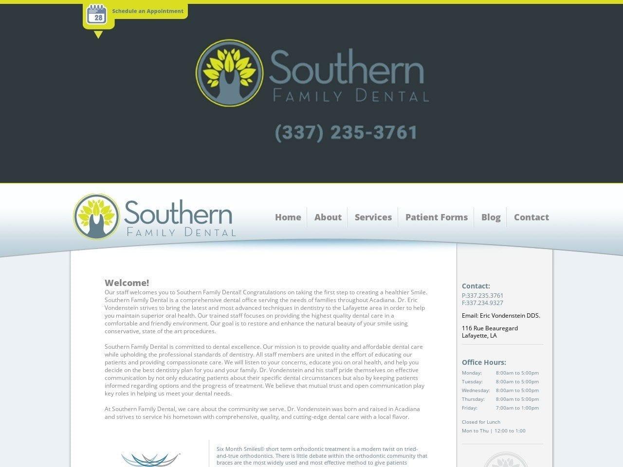 Southern Family Dental screenshot