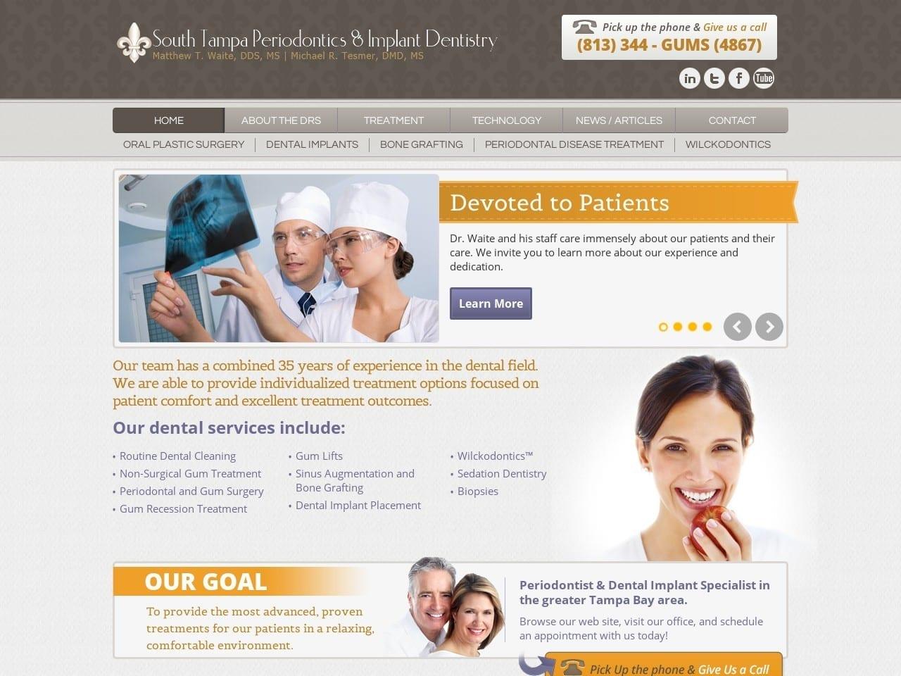South Tampa Periodontics & Implant Dentist screenshot