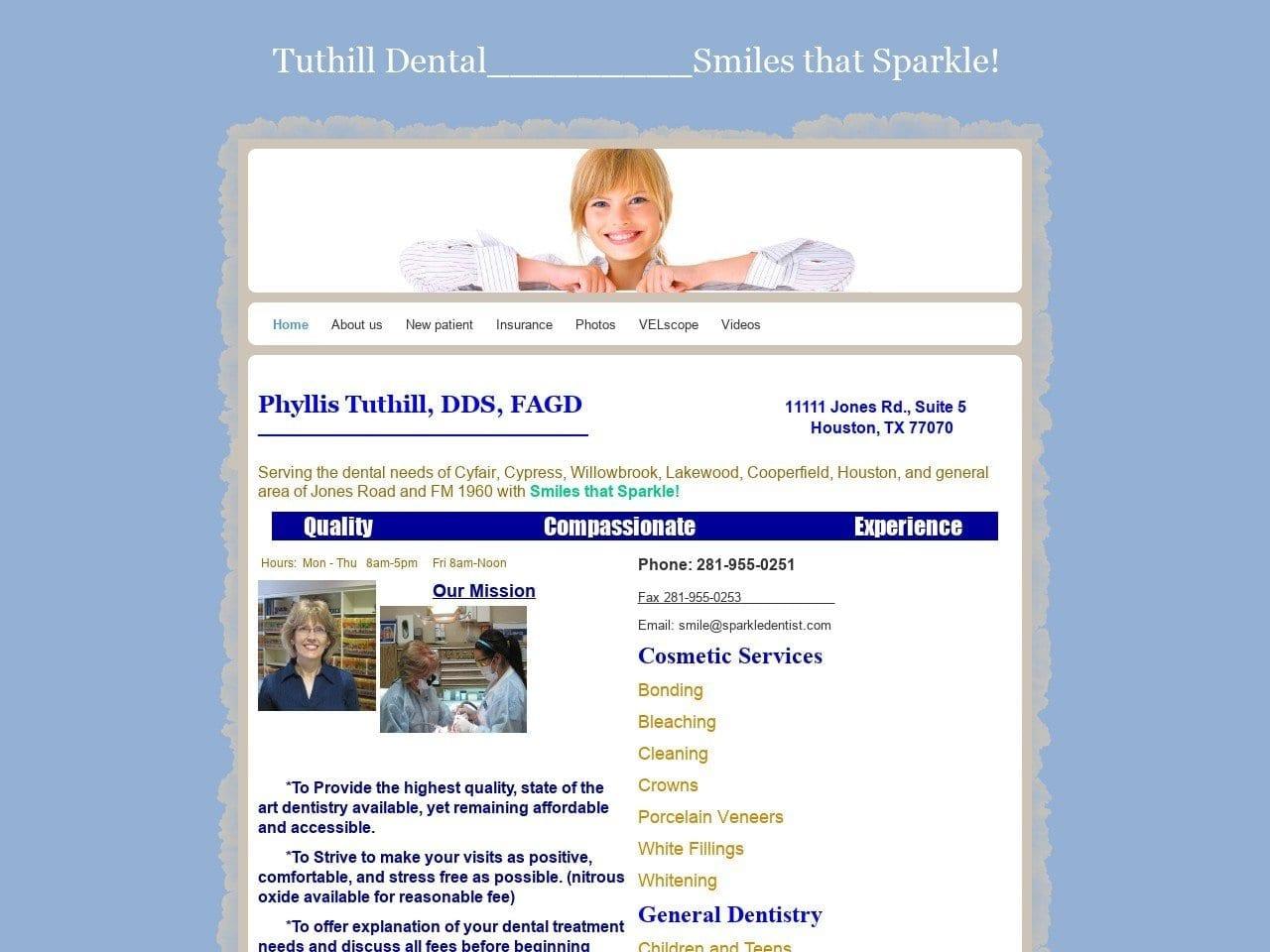 Tuthill Dental Office screenshot