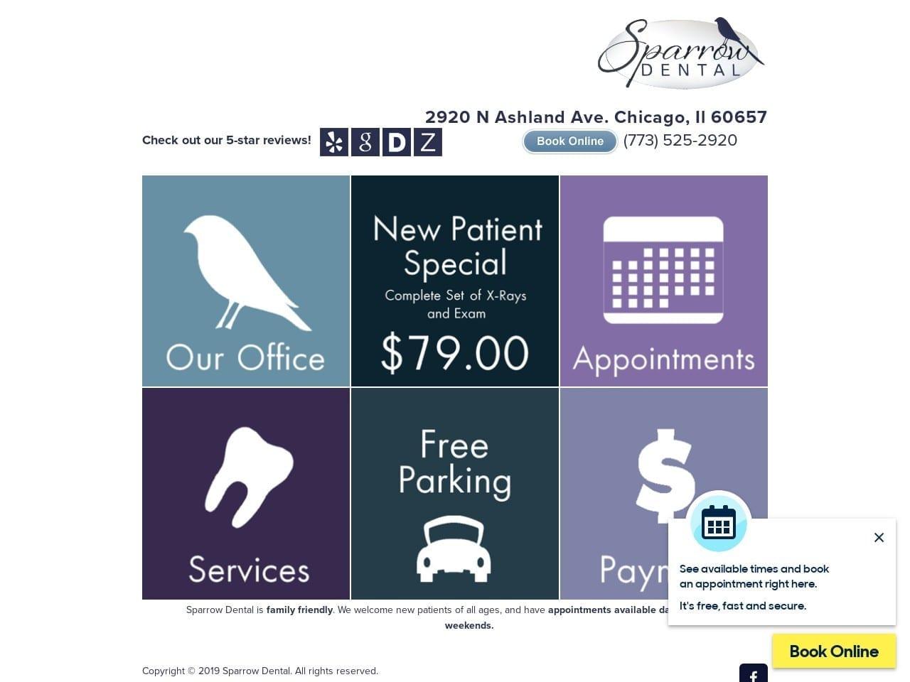 Sparrow Dental screenshot