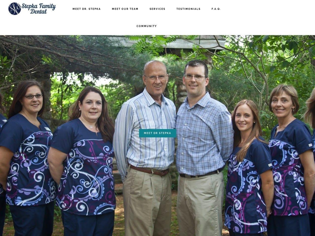 Stepka Family Dental Gregory Stepka D.M.D. screenshot
