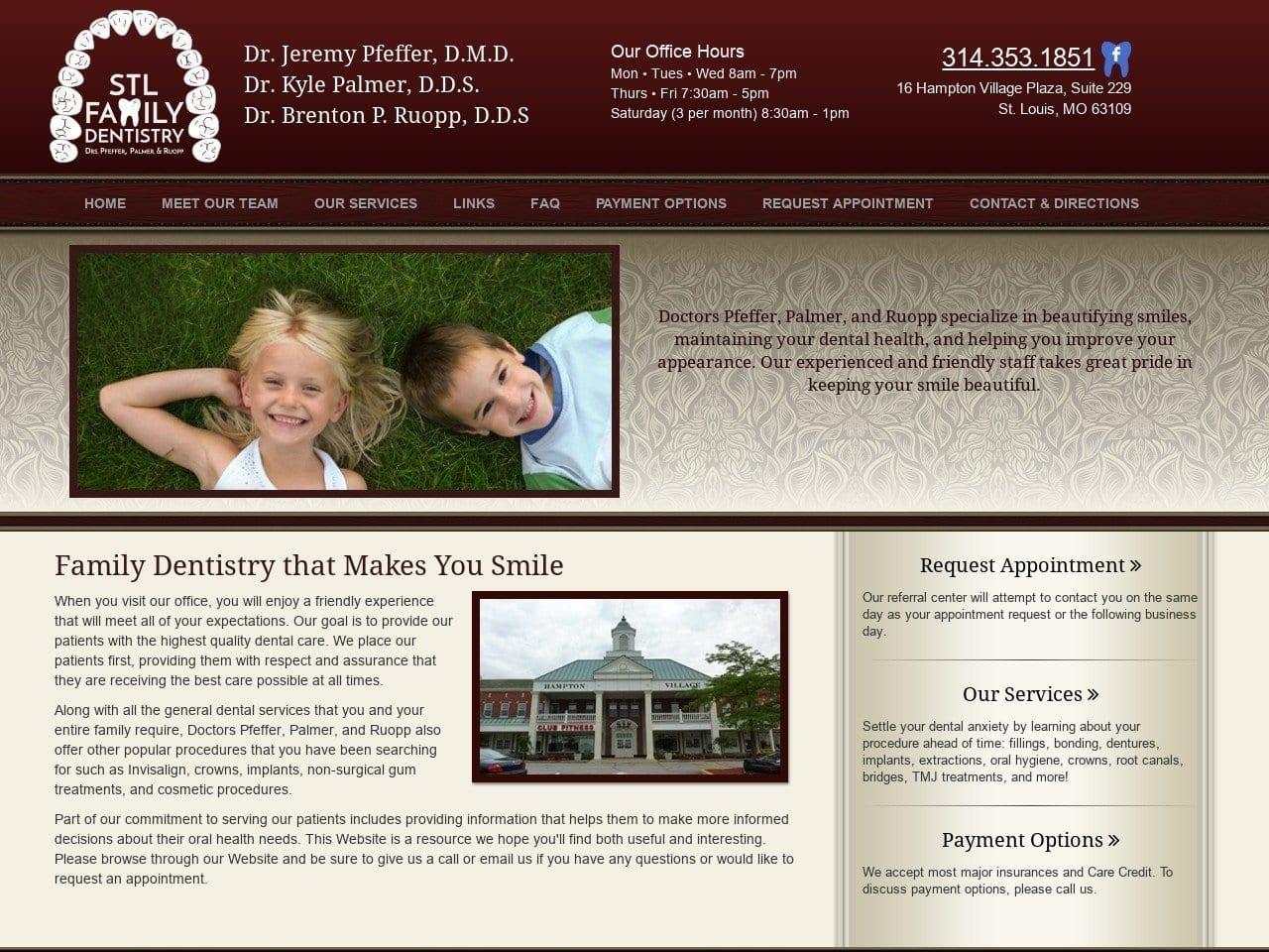 Waxman & Pfeffer Dental screenshot