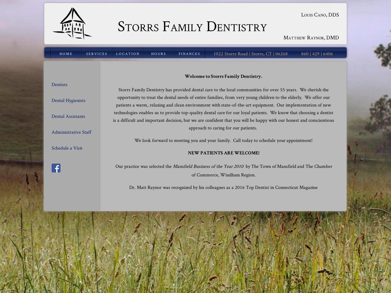 Storrs Family Dentistry Raynor Matthew J DDS