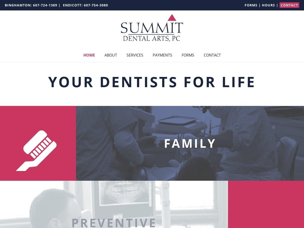 Summit Dental Arts screenshot