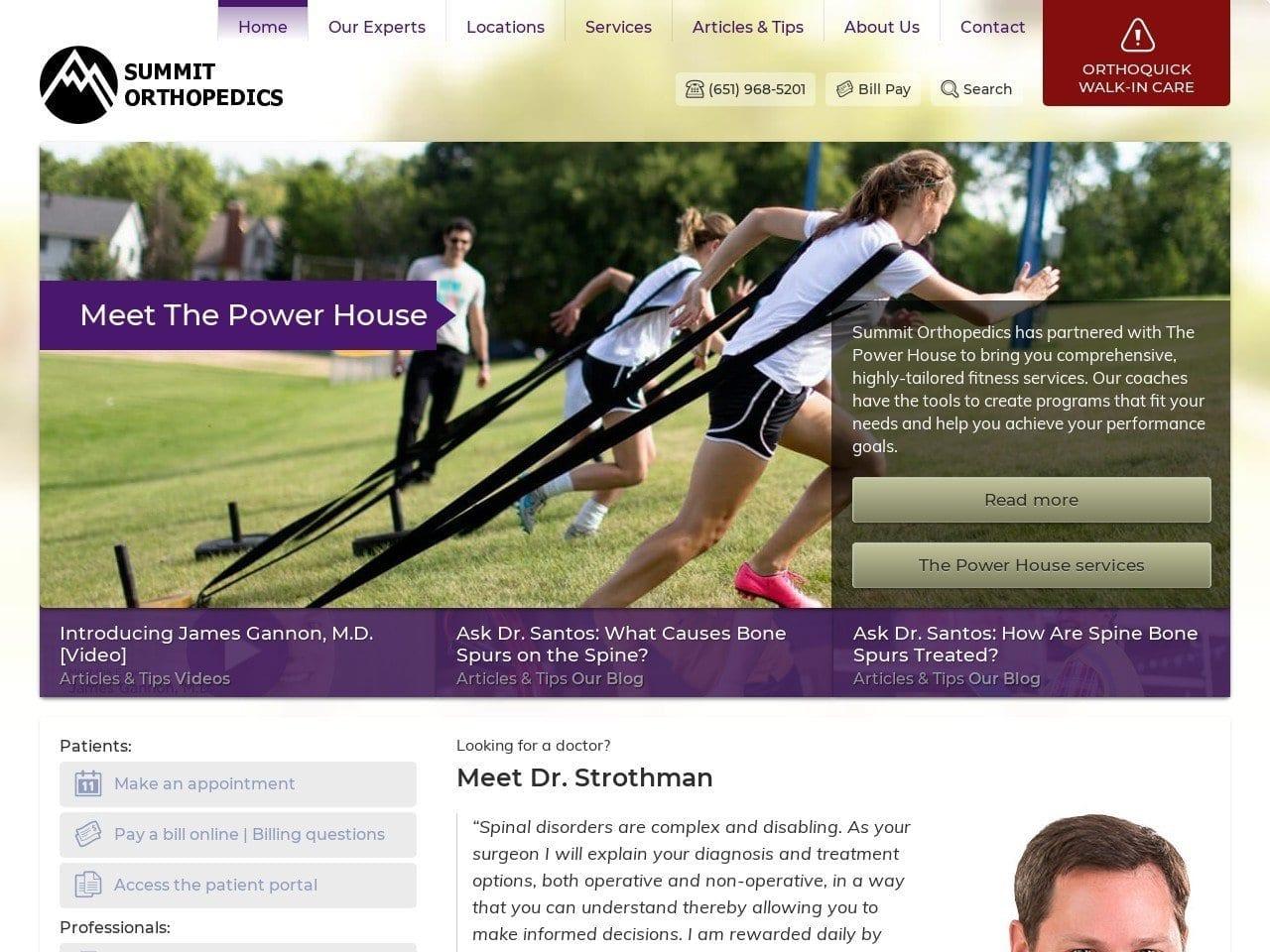 Summit Orthopedics screenshot