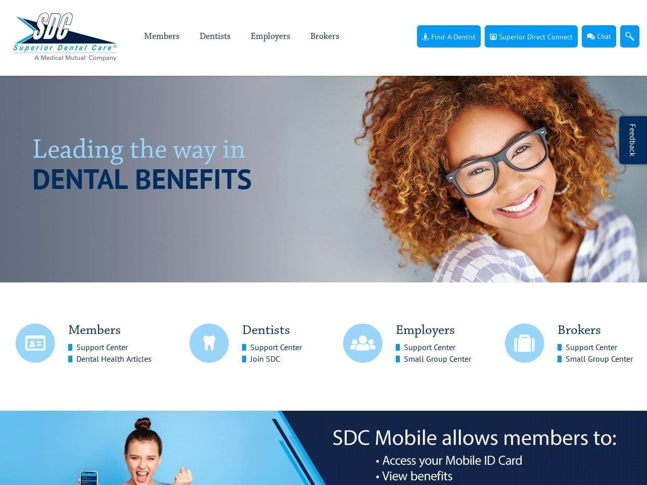 Superior Dental Care Inc screenshot
