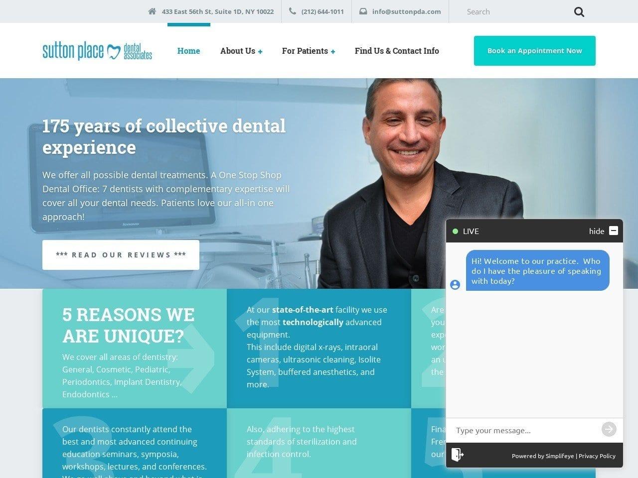 Sutton Place Dental Associates screenshot