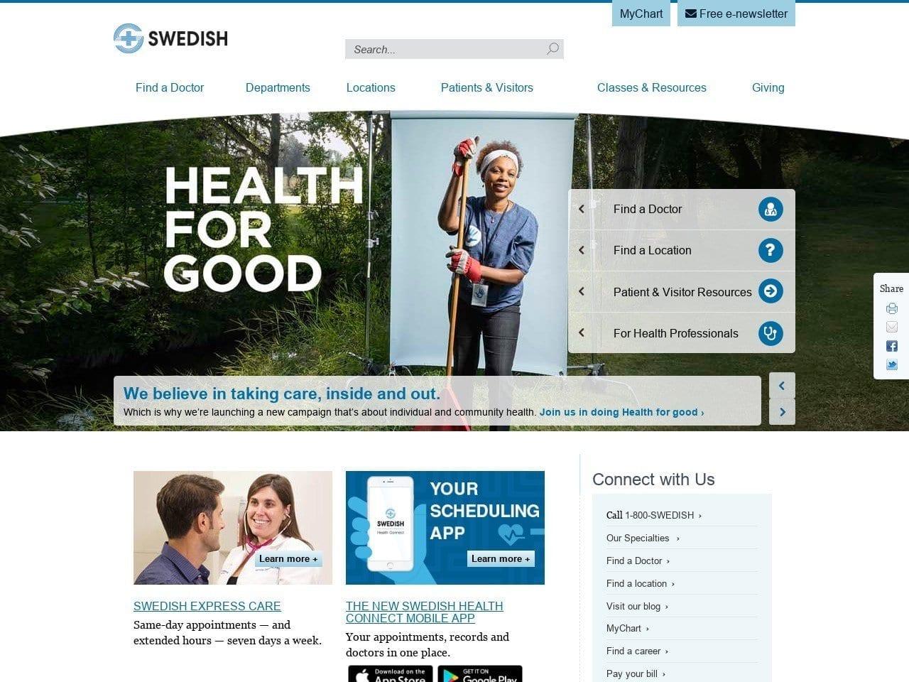 Swedish Pediatric Specialty Care screenshot